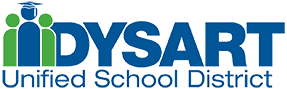 Dysart Unified School District logo displayed on a webpage showcasing employee discount information