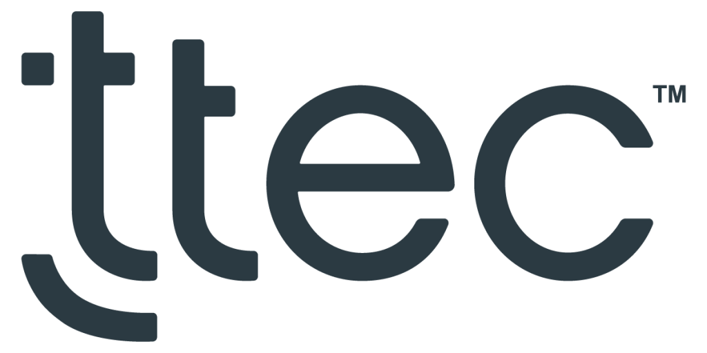 TTEC logo displayed on a webpage showcasing employee discount information