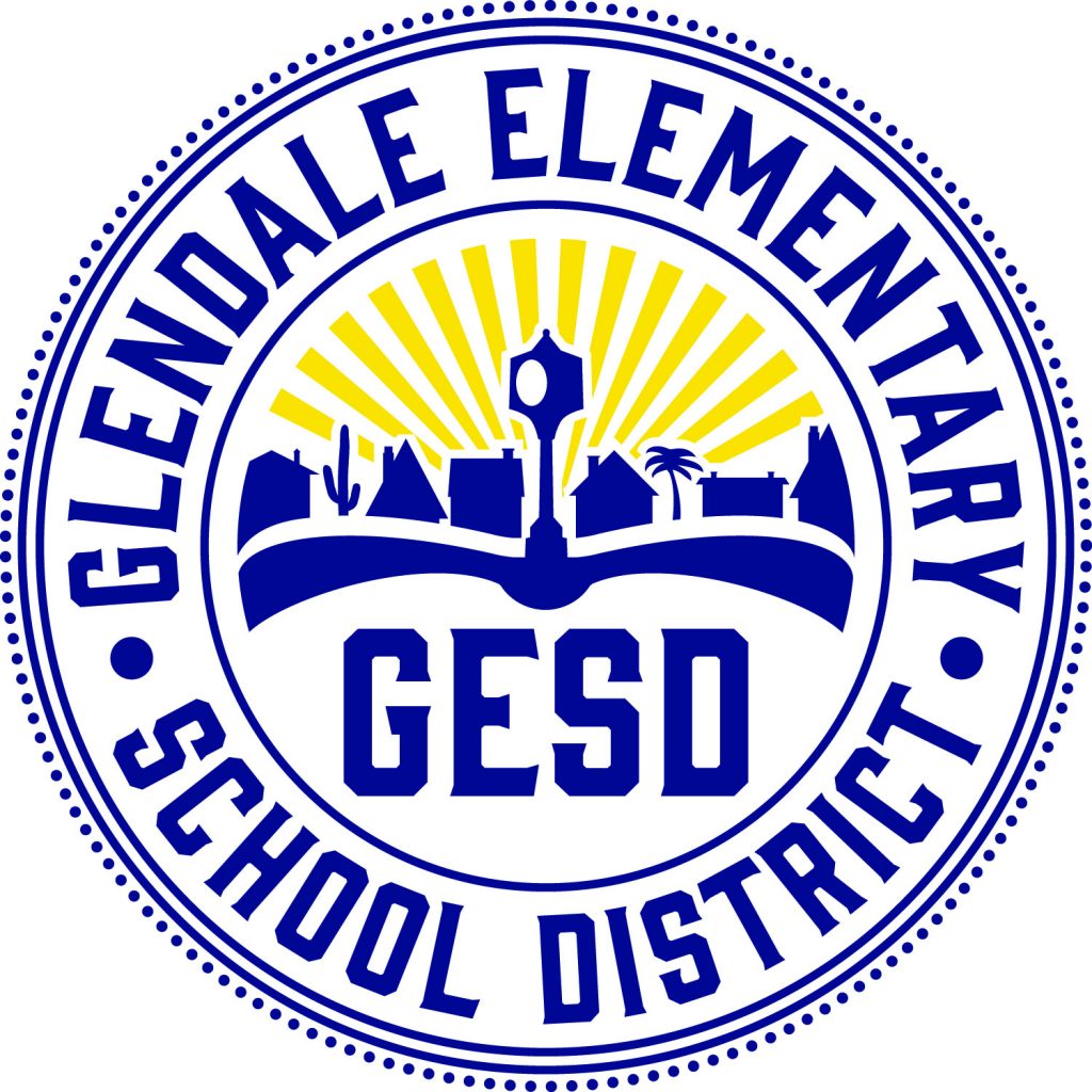 Glendale Elementary School District logo displayed on a webpage showcasing employee discount information