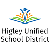 Higley Unified School District logo displayed on a webpage showcasing employee discount information