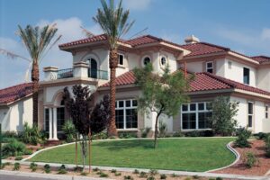 america's home pros exterior house in white paint