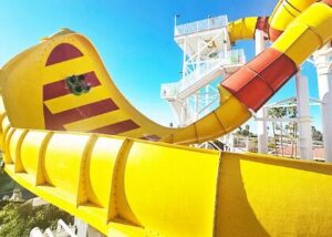 Riptide the new and tallest water slide at Golfland Sunsplash